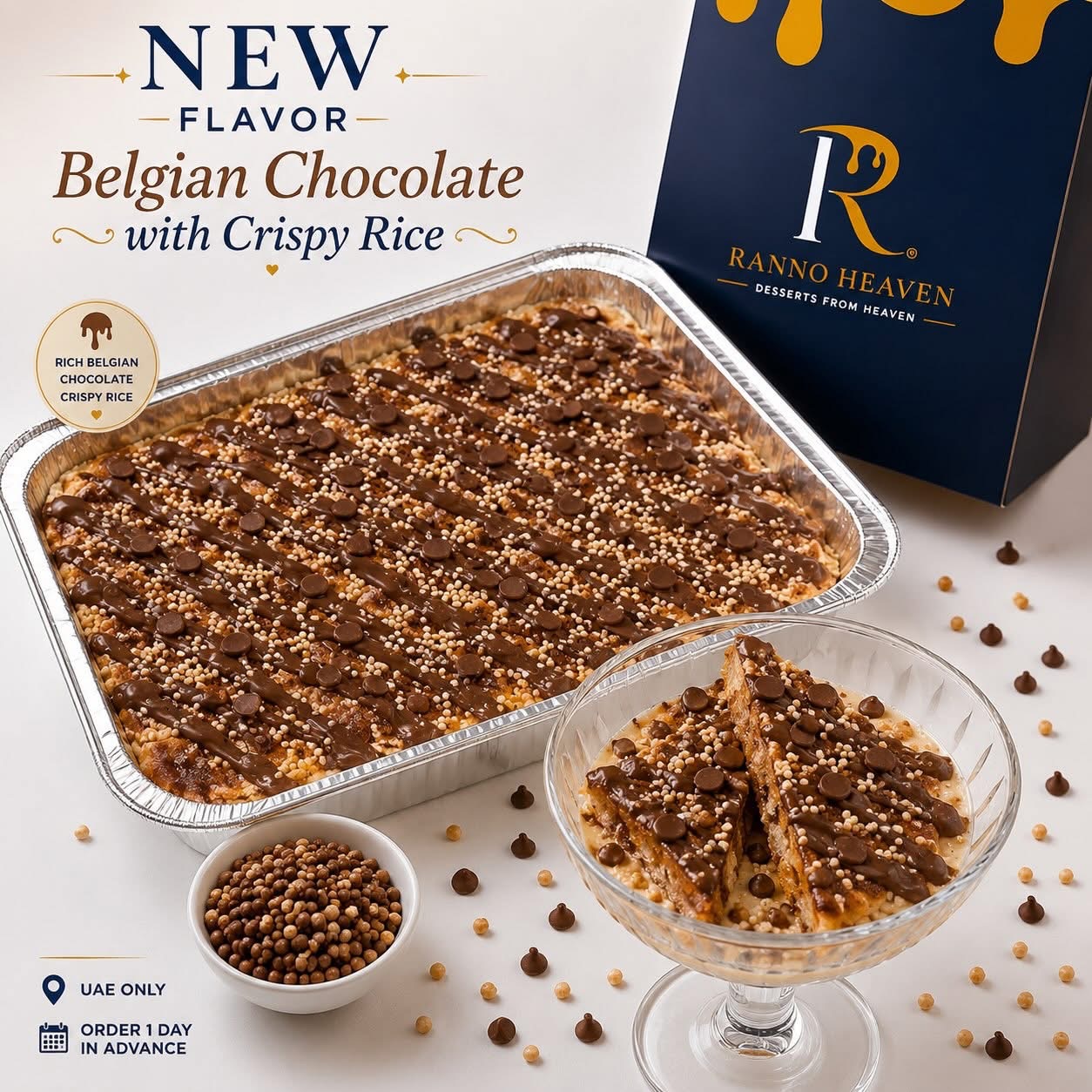 Belgian Chocolate & Crispy Rice